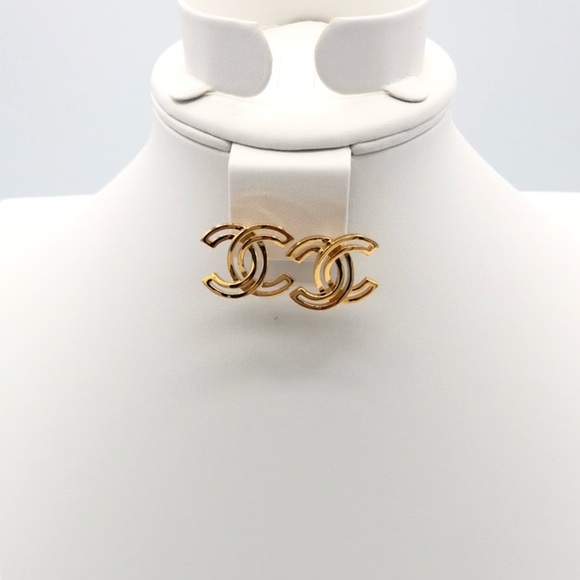 NEW Obazine Chanel CC Gold Color Earrings - Picture 12 of 15